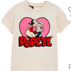 Zara KIDS Popeye and Olive T-shirt